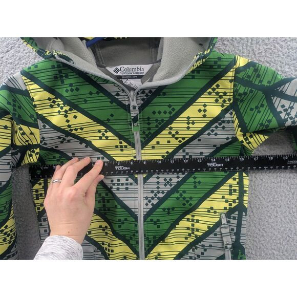Columbia Kids Omni Shield Geometric Patterned Jacket size 14/16 - Picture 8 of 12